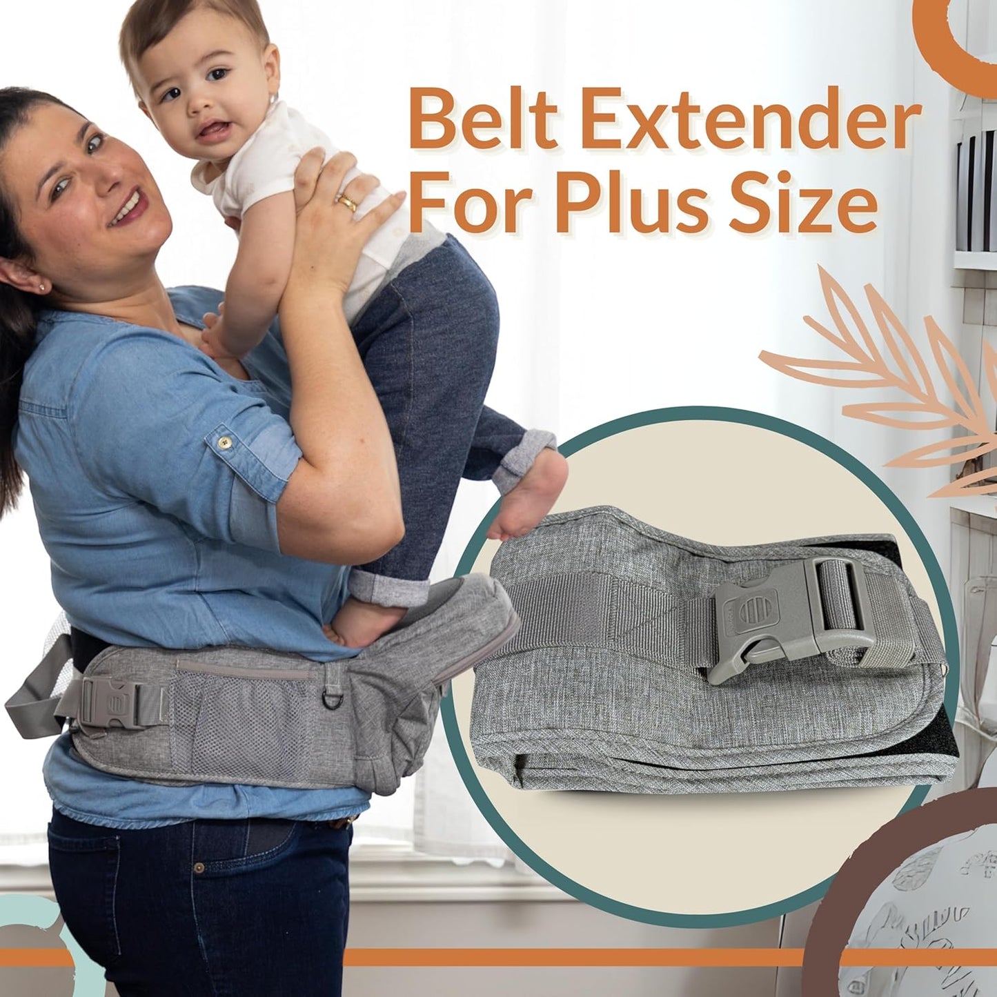 Adjustable Ergonomic Baby Carrier – Newborn to Toddler – Plus-Size & Travel Friendly