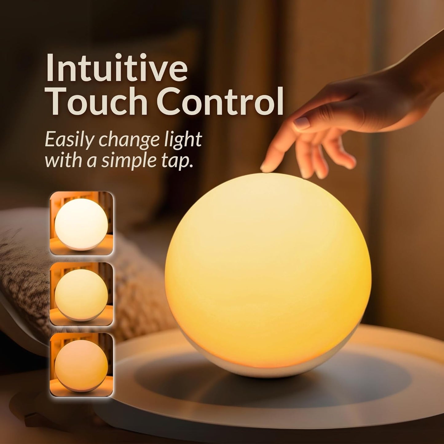 Egg Light for Nursery with Baby White Noise Machine – Wireless Nursery Lamp with 22 Sounds & Bluetooth