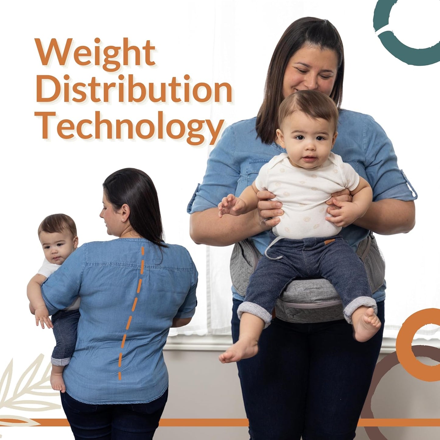 Adjustable Ergonomic Baby Carrier – Newborn to Toddler – Plus-Size & Travel Friendly